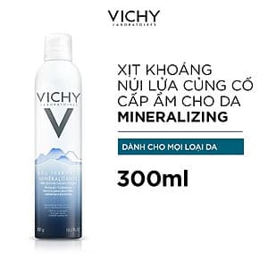 Bộ Xịt Khoáng Dưỡng Da Vichy Mineralizing Thermal Water 300ml Và Sữa Rửa Mặt Dạng Gel Normaderm Physolution Intensive Purifying Gel 50ml