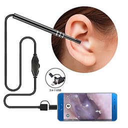 Dụng Cụ Lấy Ráy Tai Thông Minh, Camera Nội Soi Lấy Ráy Tai INTELLHAWK - HÀNG CHÍNH HÃNG, Kèm Bộ Đầu Lấy Ráy Tai, Soi Tai Mũi Họng Chuyên Nghiệp