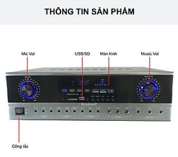 Amply karaoke Bradwell BR710 hàng chính hãng