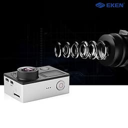 Camera hành trình sports Eken HR9 Ultra HD Wifi quay video 4K tặng đầy đủ bộ phụ kiện lắp đặt trên cả ô tô xe máy - Hàng nhập khẩu nguyên bộ
