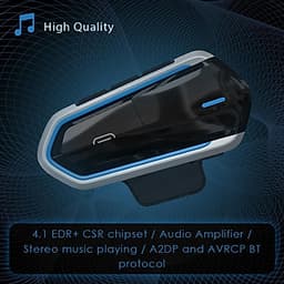 Tai Nghe Gắn Mũ Bảo Hiểm Xe Máy Bluetooth 4.1 
