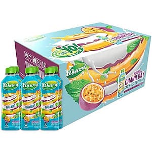 Thùng 24 chai Yomost Sữa Trái Cây Chanh Dây Bạc Hà (270ml/Chai)