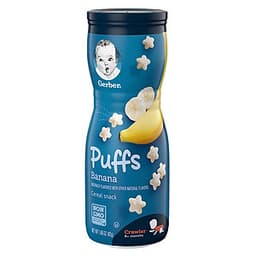 Bánh Ăn Dặm GERBER PUFFS Vị Chuối (Hộp 42g)