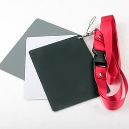 Gray Card - Thẻ cân bằng trắng 3in1 có dây đeo cổ