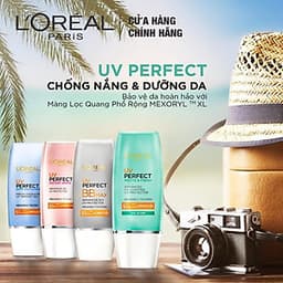 Kem Chống Nắng Sáng Hồng Da Bảo Vệ 12h L'oreal SPF50/PA+++ UVP  (30ml)