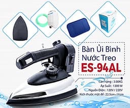 Bàn ủi hơi nước bình treo công nghiệp ES-94AL Silver Star - Hàng chính hãng