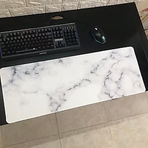 Miếng Lót Chuột, Bàn Di Chuột, mouse pad cỡ lớn Vân Đá (80x30x0.3)