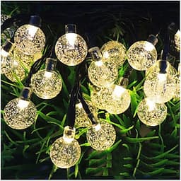 Dây Đèn Trang Trí 8M - 40 Bóng Tròn Bọt Khí Độc Đáo Trang Trí Noel , Lễ , Tết 