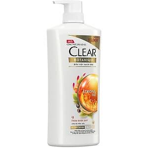 Dầu Gội Sạch Gàu Clear Botanique 9 Thảo Dược Quý (900g)