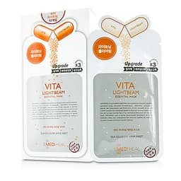 Hộp 10 Mặt nạ dưỡng trắng sáng da Mediheal Vita Lightbeam Essential Mask Ex 25ml x10