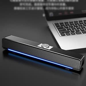 Loa Máy Vi Tính Soundbar Phiên Bản Nâng Cấp Mới Nhất Của V196, Thiết Kế Hiện Đại - Âm Thanh Siêu Trầm
