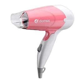 Máy Sấy Tóc Mini Damas JT3377 (Chính Hãng) - Tay cầm gấp gọn tiện dụng, chế độ bảo vệ nguồn điện, tự động ngắt nguồn chống cháy thiết bị
