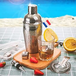 Bộ Dụng Cụ Pha Chế Cocktail Không Gỉ (22 món)
