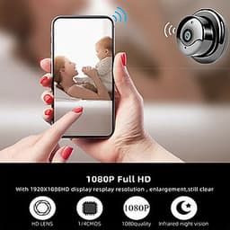 Camera ip wifi mini V380 Pro - Hỗ trợ xem hồng ngoại ban đêm