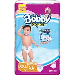 Tã Quần Bobby Ultra Jumbo XXL56 Siêu Siêu Lớn (Size XXL) - 56 Miếng