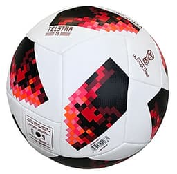 Quả bóng đá cao cấp World Cup 2018 số 5 (Màu đỏ trắng)- Kèm kim bơm bóng