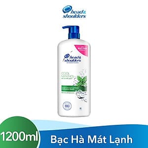Dầu Gội Head & Shoulders Bạc Hà Mát Lạnh (1200ml)