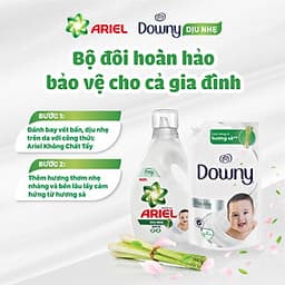Nước Giặt Ariel Dịu Nhẹ Cho Da Nhạy Cảm Dạng Túi 3.25kg - Mềm mại ngát hương - An toàn cho da em bé