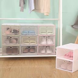 HỘP ĐỰNG GIÀY DÉP BẰNG NHỰA CỨNG TIẾT KIỆM DIỆN TÍCH