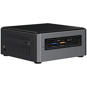 Máy tính văn phòng mini Intel NUC7CJYH - Chưa bao gồm RAM & SSD - Hàng Chính Hãng