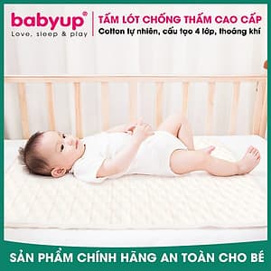 Tấm lót chống thấm cho bé dùng được 2 mặt. Miếng lót chống thấm xuống nệm, thoáng khí, hàng chính hãng - EUROSTANIBO20