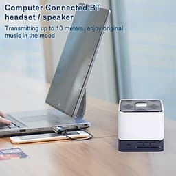 Bộ thu phát Bluetooth 5.0 và USB 2 trong 1 màn hình LCD 3.5MM AUX dùng cho máy tính/ TV/ ô tô/ tai nghe không dây