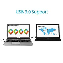 Màn Hình Di Động Nhỏ Gọn ASUS ASUS MB169B+ 15.6'' Full HD (1920x1080) IPS - Hàng Chính Hãng