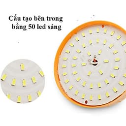 Bóng đèn tích điện loại 100W có móc treo không cần dây điện - Đèn sạc không dây