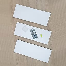 Bộ 3 Kệ Gỗ Trang Trí Treo Tường Giấu Chân 40cm x 15cm KT117  (Nhiều màu)