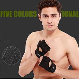 Găng tay nửa ngón tập gym, găng tay thể thao nam nữ thoáng khí GoodFit GF202G