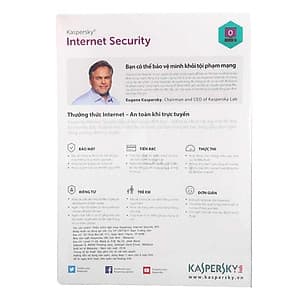 Kaspersky Internet Security Cho 3 Máy Tính - KIS3U - Hàng Chính Hãng
