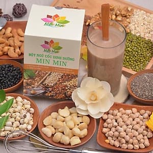  Ngũ Cốc Dinh Dưỡng Min Min  1 KG ( 2 hộp)- Ngũ Cốc Lợi Sữa Mẫu Mới 18 Loại Hạt