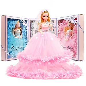 Hộp quà búp bê Sweet days, thích hợp làm quà tặng,quà sinh nhật cho bé yêu (màu ngẫu nhiên) 