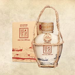 Nước Mắm Tĩn nhãn xưa độ đạm 41N tự nhiên tĩn gốm 500ml nước mắm rin nguyên chất truyền thống sạch nước mắm nhỉ từ cá cơm than muối tinh khiết sánh đặc thịt cá không chất bảo quản