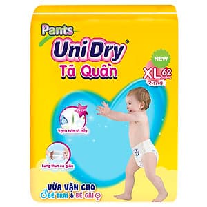 Tã Quần Unidry Ultra Jumbo XL62 (62 Miếng)