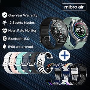 đồng hồ thông minh xiaomi Mibro Air XPAW001 Kết nối Bluetooth 5.0 theo dõi sức khỏe chống nước IP68 hỗ trợ Android iOS