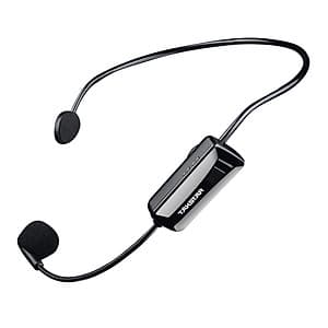 Micro không dây, mic không dây, micro cài đầu không dây TAKSTAR HM-200W công nghệ UHF - AVSTAR - hàng chính hãng