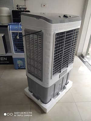 Quạt Điều Hòa Hơi Nước 80 Lít Mặt Kính, Sức Gió 8000m3/giờ Mã 8800