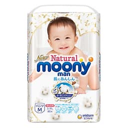 Tã Quần Moony Natural Bông Organic M46 (46 Miếng)