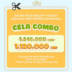 Gói ăn 14 suất Celadetox- trải nghiệm đồ ăn healthy tại nhà hàng dinh dưỡng số 1 Việt Nam- công thức lên bởi Huấn luyện viên dinh dưỡng theo phương thức eatclean