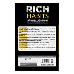 Rich Habits - Thói Quen Thành Công Của Những Triệu Phú Tự Thân