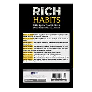 Rich Habits - Thói Quen Thành Công Của Những Triệu Phú Tự Thân