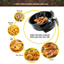 Nồi chiên không dầu cao cấp 4.4L