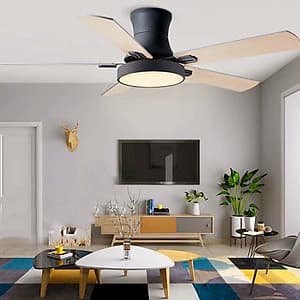 Quạt trần 5 cánh hiện đại 3711