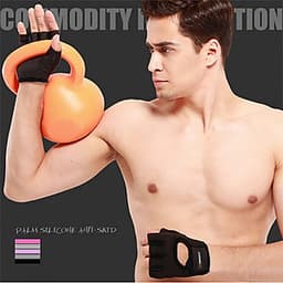 Găng tay nửa ngón tập gym, găng tay thể thao nam nữ thoáng khí GoodFit GF202G