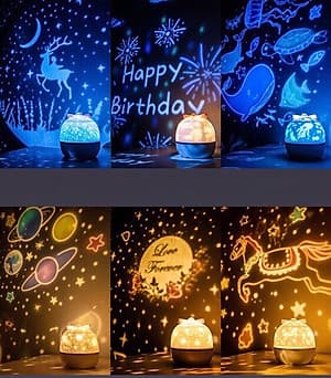Đèn chiếu ngàn sao 6 chế độ màu 