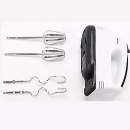COMBO Máy Đánh Trứng Cầm Tay 7 Cấp Độ 180W Kèm 4 Que Đánh Trứng - Tặng 1 khuôn làm kem silicon