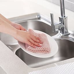 Sét 20 khăn lau 2 mặt siêu thấm- Khăn lau không phai màu không rụng sợi- nhanh khô- Khăn lau bếp, khăn lau kính, lau bát lau tay