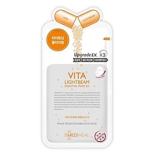 Hộp 10 Mặt nạ dưỡng trắng sáng da Mediheal Vita Lightbeam Essential Mask Ex 25ml x10