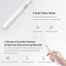 Bàn Chải Điện Tự Động Cho Người Lớn Xiaomi Mijia T100 - Trắng